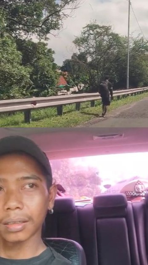 Temui Pria Muda Jalan di Tepi Tol, Aksi Polisi Beri Bantuan Tumpangan hingga Ajak Makan Bareng Ini Tuai Pujian