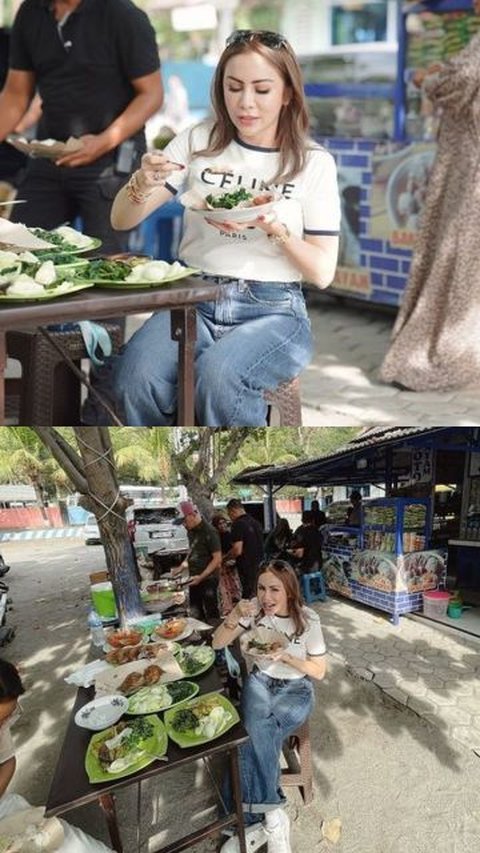 Momen Liburan Sederhana Ala Momo Geisha Bareng Keluarga, Seru Naik Bus ke Pantai