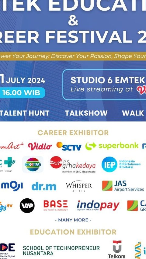 Emtek dan Karir.com Kolaborasi Gelar Emtek Education & Career Festival 2024