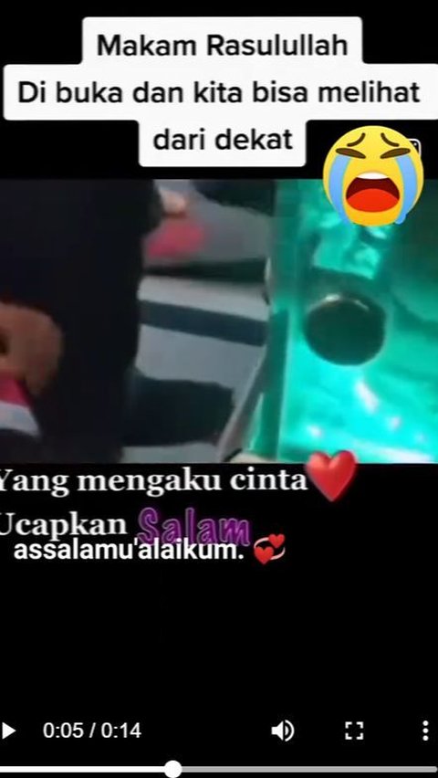 Viral Video Penampakan Makam Nabi Muhammad, Cek Faktanya