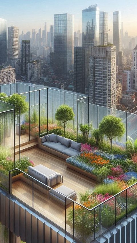 Bisa jadi Tempat Refreshing, Ini 7 Inspirasi Rooftop Minimalis yang Nyaman dan Bikin Betah