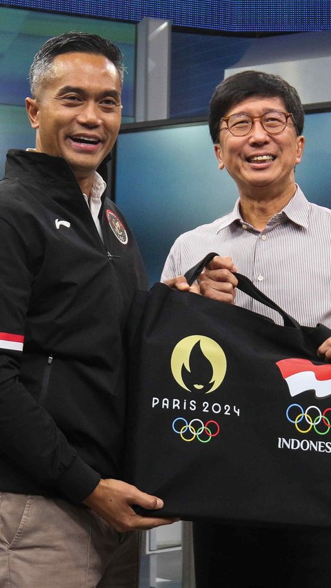 FOTO: CdM Kontingen Indonesia untuk Olimpiade Paris 2024 Kunjungi SCTV Tower