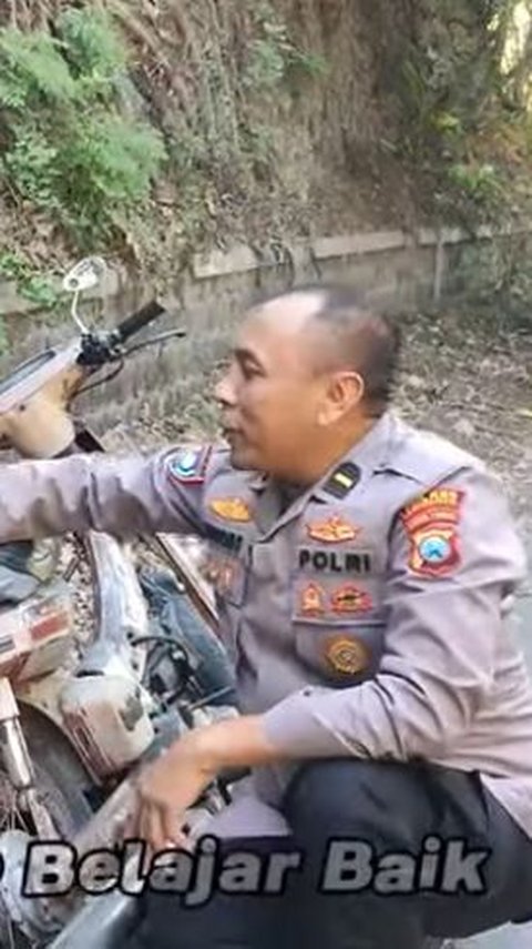 Pengamen Motornya Mogok Sambil Bawa Istri lagi Hamil, Ketemu Ipda Purnomo Langsung Dikasih Modal Usaha