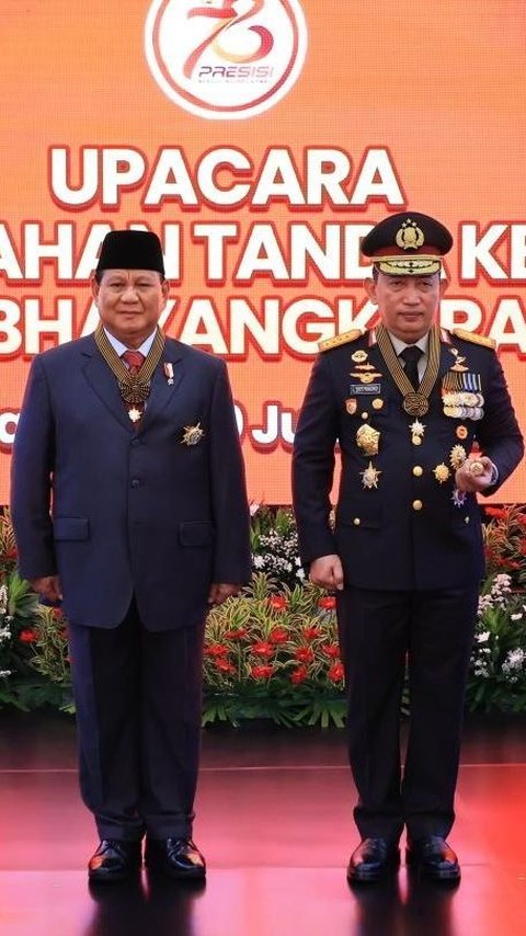 Prabowo: Panglima dan Kapolri Harus Pasangan Terus, Namanya Kalau Digabung Presiden Terpilih