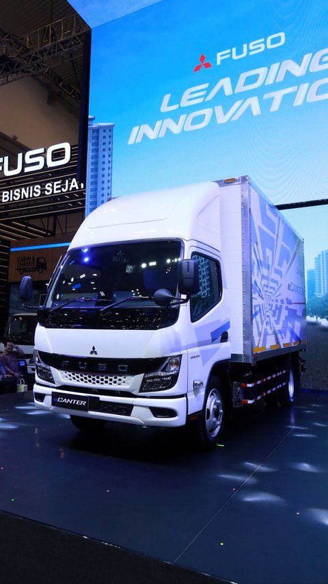 Appearance of Mitsubishi Fuso eCanter Electric Truck Officially Marketed in Indonesia