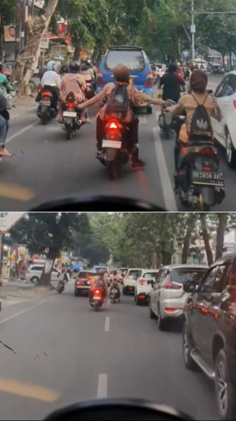 Momen Anak Pramuka Bantu Buka Jalan untuk Ambulans, Aksinya Banjir Pujian