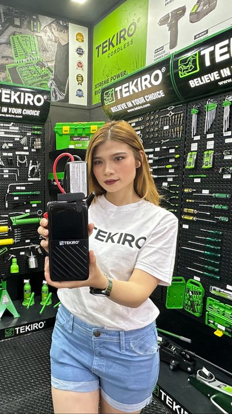 Tekiro Hadir di GIIAS 2024 dengan Produk Terbaru Portable Jump Starter 8000 mAh