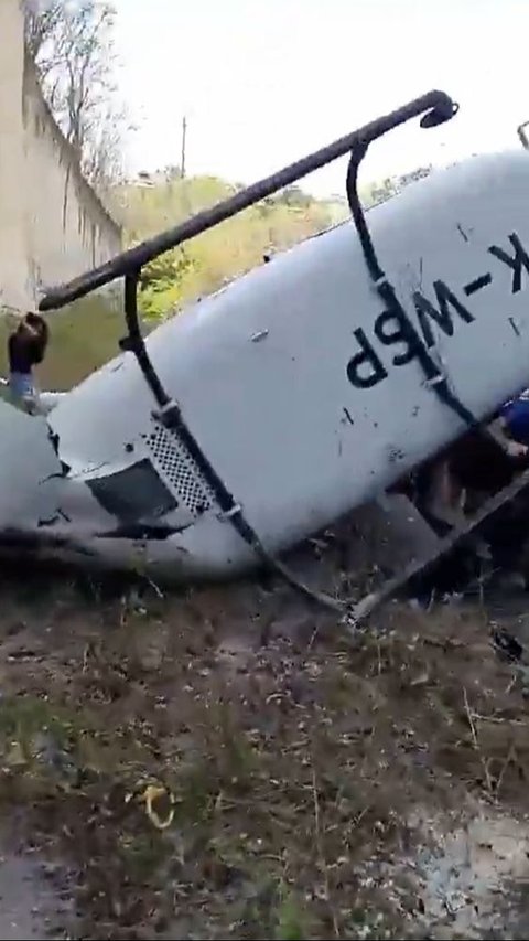 Moments before the Helicopter Crashed in Bali Due to Entangled Kite String