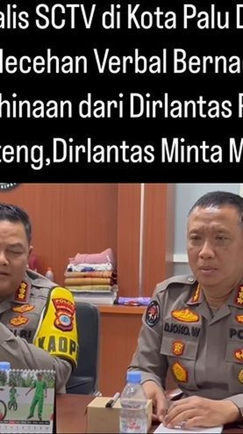 Tegas, Kapolda Instruksikan Propam Periksa Dirlantas Polda Sulteng Ogah Diwawancara Jurnalis SCTV Pakai Handphone