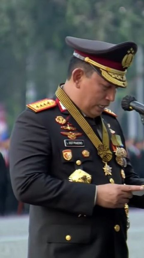 VIDEO: Pidato Kapolri Minta Maaf ke Rakyat Depan Presiden Jokowi di HUT Polri