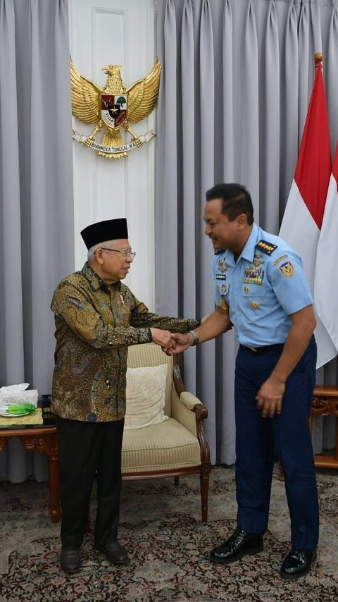 Temui Wapres, Kasau Laporkan Perkembangan Alutsista TNI AU