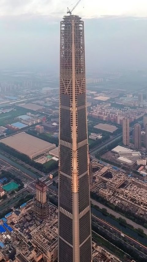 Almost Comparable to Burj Khalifa, This Is a Photograph of the Highest Abandoned Building in the World