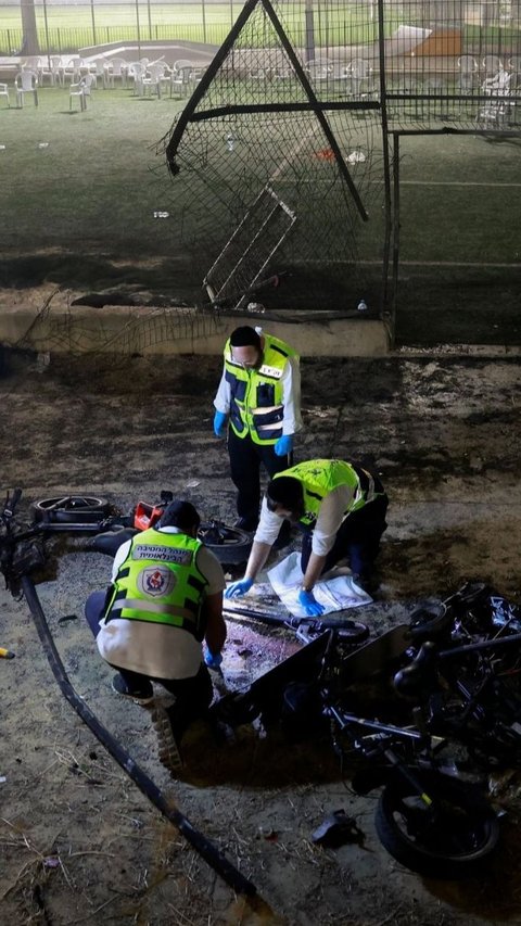 FOTO: Serangan Roket Misterius Hantam Dataran Tinggi Golan yang Diduduki Israel, 11 Tewas