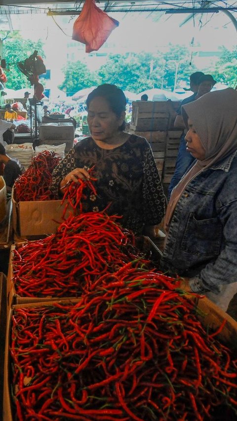 Harga Pangan Terus Naik, Cabai Rawit Merah Tembus Rp70.000 per Kg