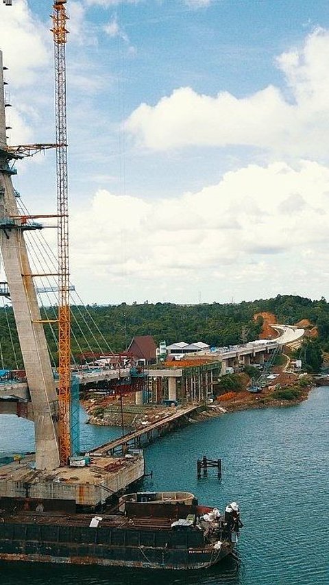 Hutama Karya Beberkan Teknologi Canggih Pembangunan Jembatan Pulau Balang yang Diresmikan Jokowi