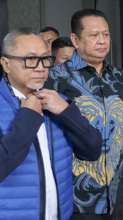 FOTO: Silaturahmi Kebangsaan Ketua MPR RI Bambang Soesatyo dengan Ketua Umum PAN Zulkifli Hasan di Markas PAN