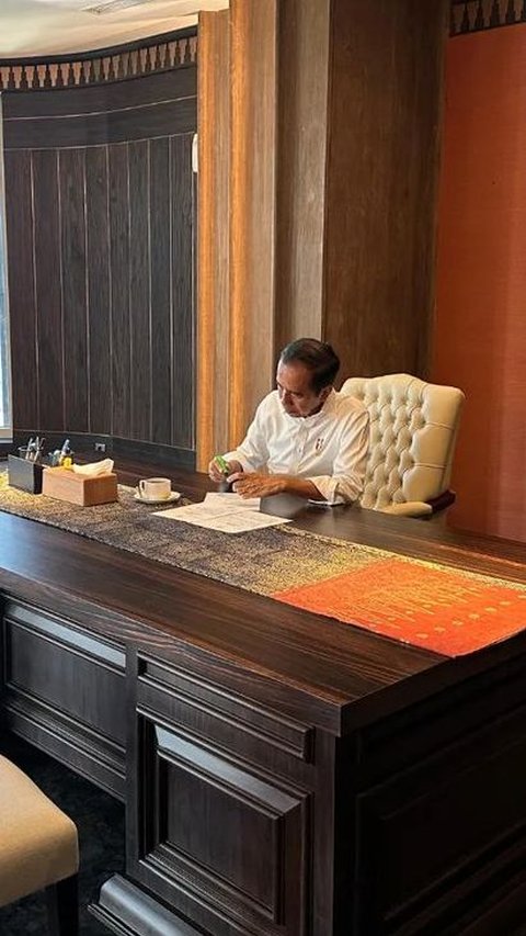 FOTO: Resmi Berkantor di IKN, Ini Penampakan Ruang Kerja dan Kamar Tidur Jokowi