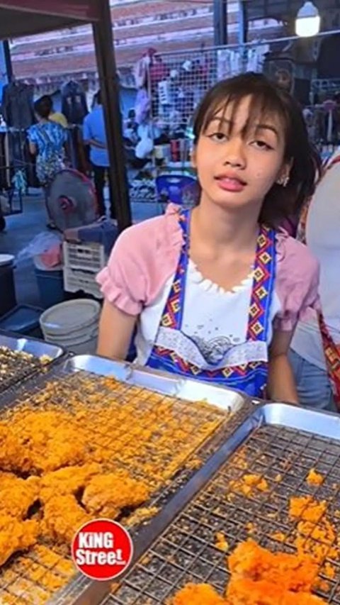 Viral, 8 Photos of Fried Chicken Sellers in the Market Similar to Lisa Blackpink, 90 Percent Similar!