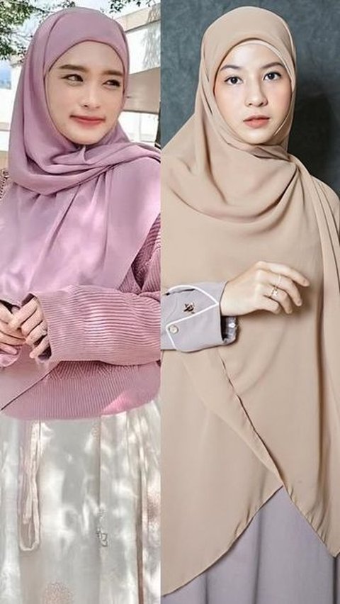 10 Style Showdowns between Natasha Rizky and Inara Rusli, Both Matched with Desta, Equally Angelic