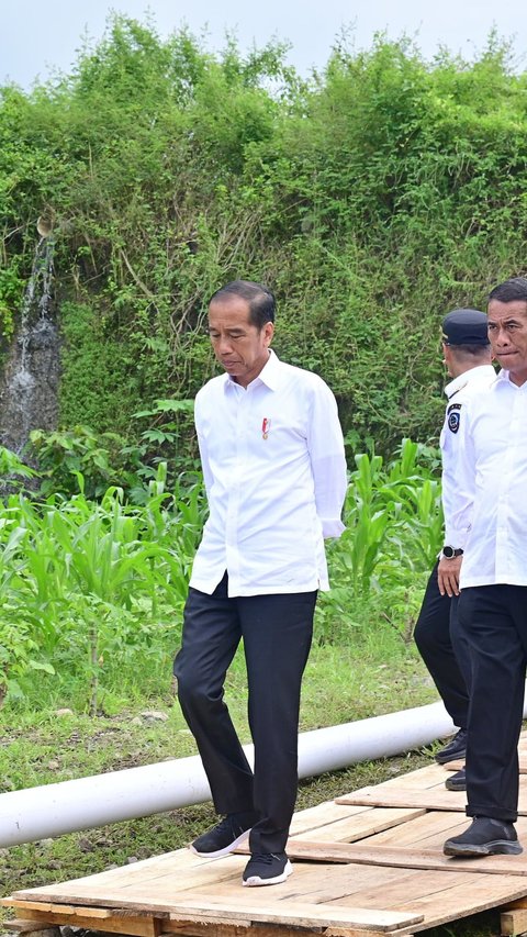 Tinjau Pompanisasi di Bantaeng, Jokowi: Antisipasi Kekeringan