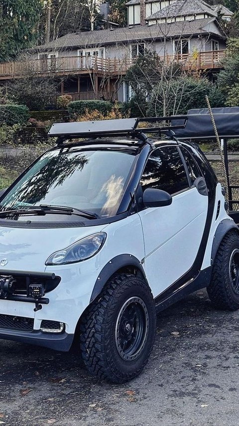 10 Potret Smart Mungil Disulap Jadi Jagoan Offroad, Siap Blusukan!