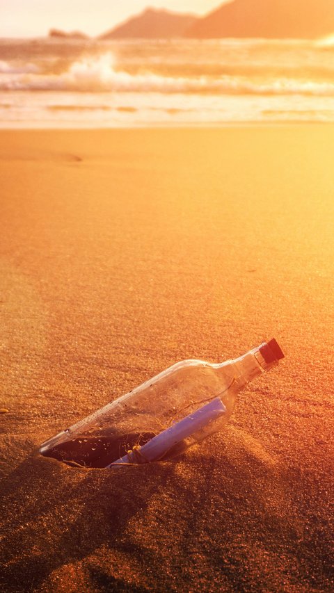 Sedang Jalan-Jalan di Pantai, Perempuan Ini Temukan Pesan Tertua yang Pernah Ada dalam Botol, Begini Isinya