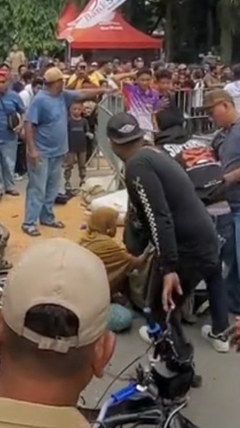 Viral Pembalap Motor Tabrak Penonton di Lubuk Pakam, 6 Orang Luka-luka