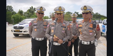 Jelang HUT ke-79 RI di IKN, Kakorlantas Cek Kesiapan Personel dan Kendaraan Lalu Lintas
