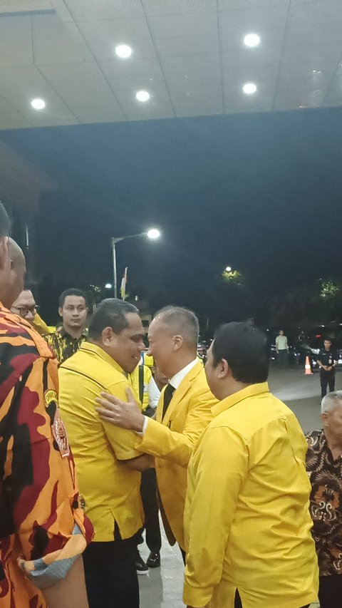 Agus Gumiwang, Kandidat Terkuat Plt Ketum Golkar Tiba di Lokasi Rapat Pleno