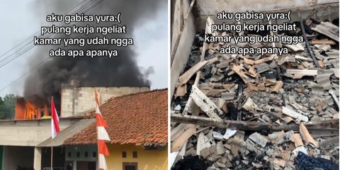 Nyesek Banget, Wanita Ini Dapati Kamarnya yang Hangus Terbakar saat Pulang Bekerja