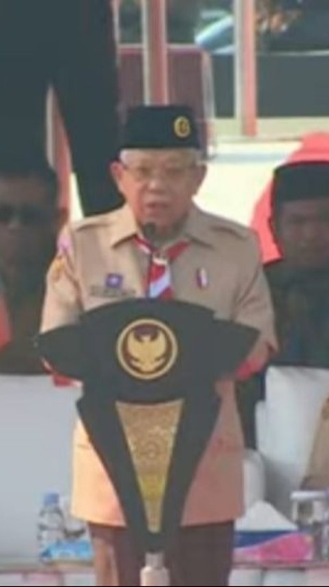 Hari Pramuka ke-63, Wapres Ma'ruf Ingatkan Pentingnya Cetak Generasi Unggul dan Tangguh