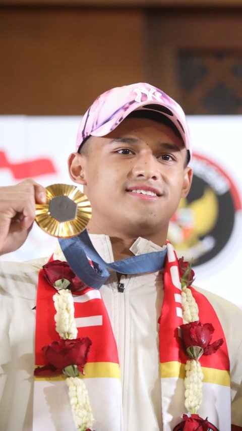 Pahlawan Olimpiade Veddriq Leonardo dan Rizki Juniansyah Tiba di Tanah Air, Segini Besaran Bonus yang Diterima