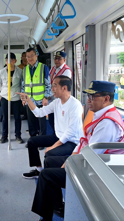 Jokowi Ungkap Bangun MRT, LRT dan Kereta Cepat Rugi