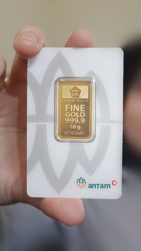 Harga Emas Antam Turun Jadi Rp1.414.000 per Gram