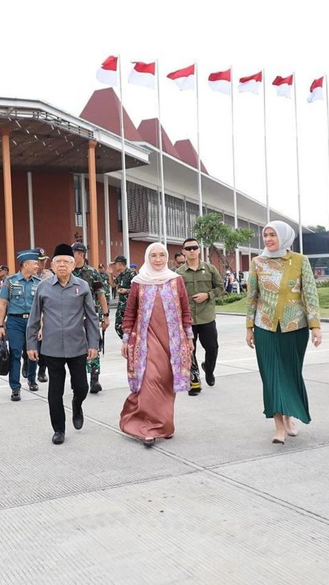 Potret Serasi Wapres Maruf Amin dan Istri Hadiri Sidang Tahunan di Gedung DPR