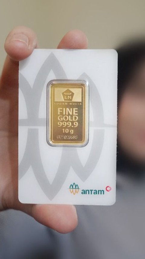 Harga Emas Antam Turun Tajam, Harga Satu Gram Jadi Segini