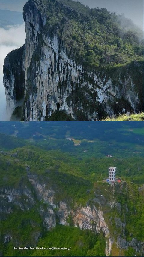 Eksotisme Tangga Menuju Langit di Tana Toraja, Bukit Batu Menjulang Melewati Awan