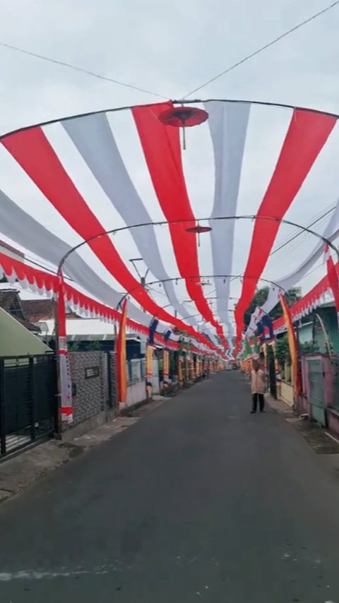 Viral Meriahnya Jalanan di Tasikmalaya Sambut HUT ke-79 Republik Indonesia, Bikin Takjub Warganet