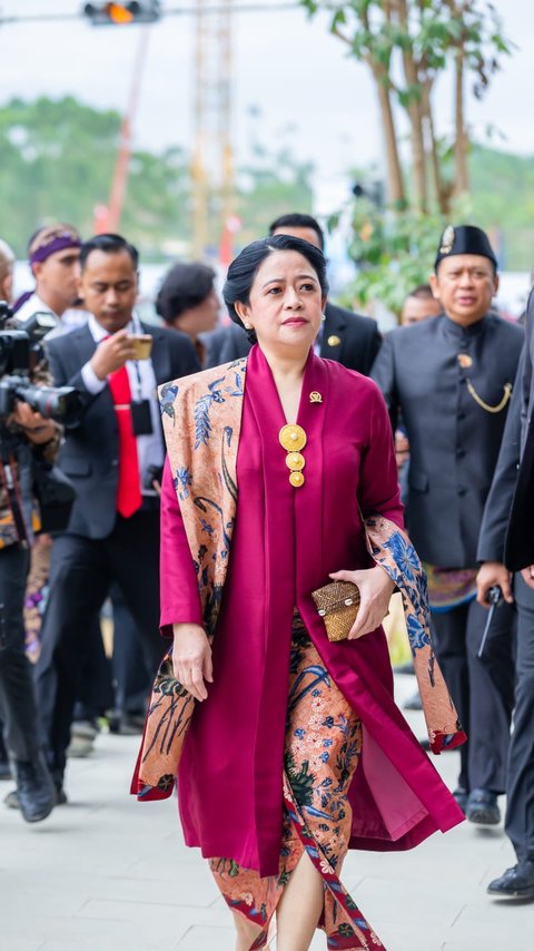 Simbol Emansipasi Wanita, Puan Kenakan Kebaya Kartini Merah Saat Upacara HUT RI di IKN