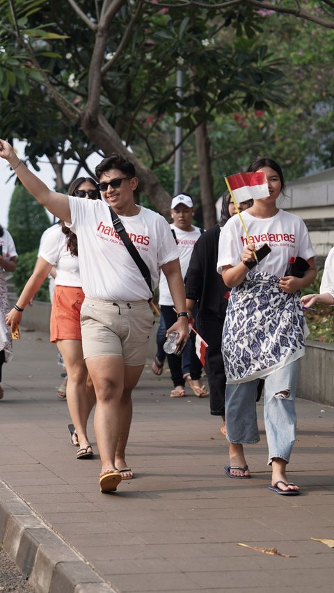 The Excitement of Havaianas City Walk Celebrates the 79th Anniversary of the Republic of Indonesia by Exploring Iconic Places in Jakarta