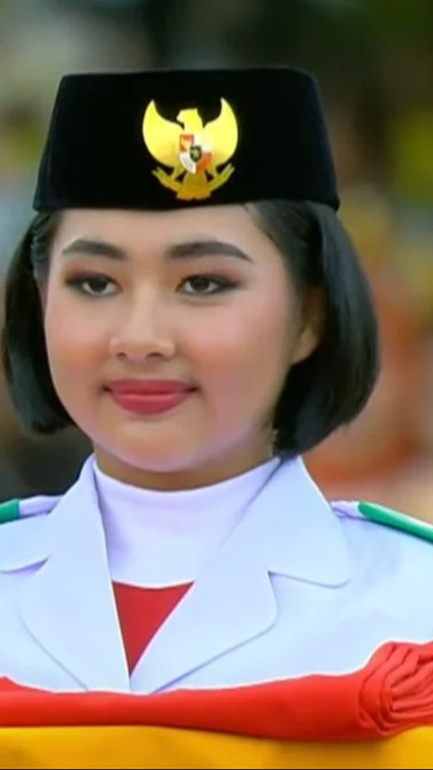 Sosok Livenia Evelyn Kurniawan Pembawa Baki Bendera Pusaka di IKN, Pelajar Asal Samarinda yang Berhasil Mewujudkan Cita-Cita Jadi Paskibraka