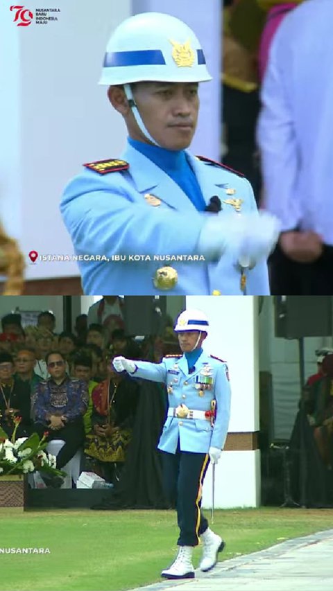 Sisi Lain Taufik Nur Cahyanto Komandan Upacara Penurunan Bendera di IKN, Ternyata Jago Main Gitar dan Menyanyi