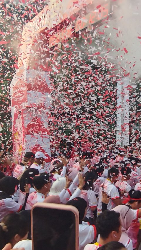 PDIP Gelar Soekarno Run di Plaza Timur Senayan, Hasto: Ini Menunjukkan Suatu Spirit