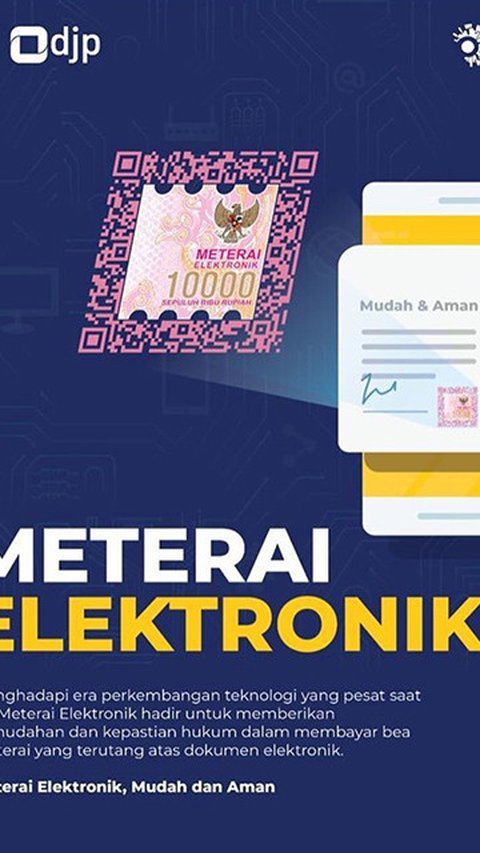 Cara Mudah Beli  E-Meterai, Pendaftar CPNS Wajib Tahu Ini