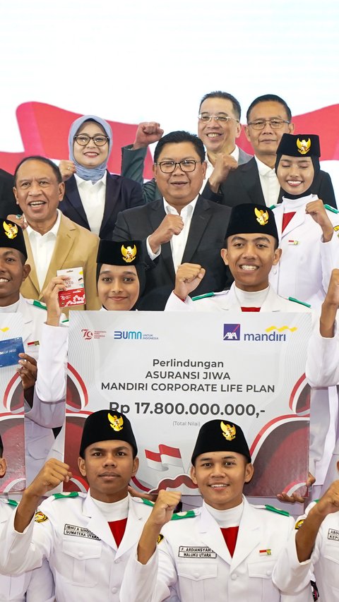 Bank Mandiri Beri Apresiasi Paskibraka Tingkat Pusat