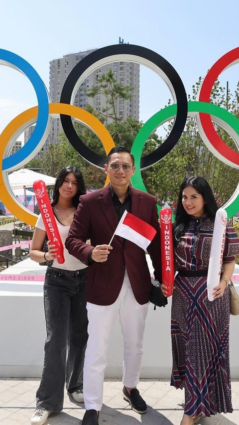 Potret Almira Anak Annisa Pohan Nonton Langsung Olimpiade di Paris, Makin Cantik dan Tinggi