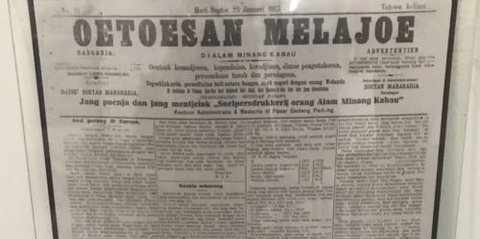 Oetoesan Melajoe, Surat Kabar yang Menyuarakan Pembelaan Tradisi Orang Minangkabau