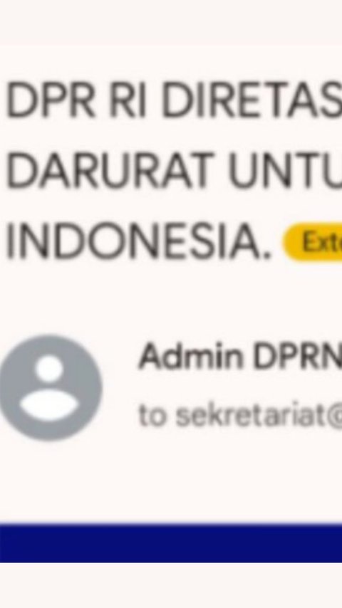 Email Admin DPRNOW Diduga Dihack, Isinya Ancaman Mengerikan