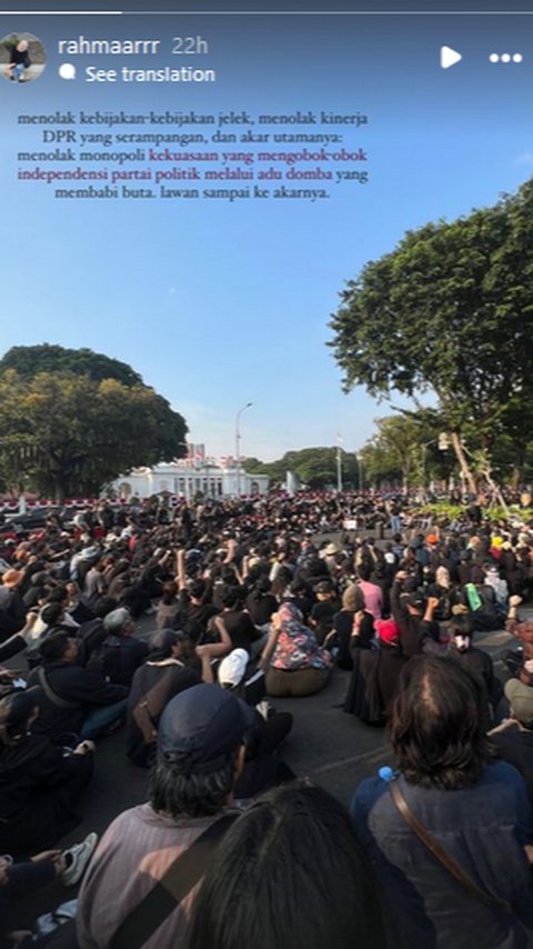 Anak Cak Imin Ikut Demo RUU Pilkada Depan Istana: Menolak Monopoli Kekuasaan, Lawan Sampai Akarnya