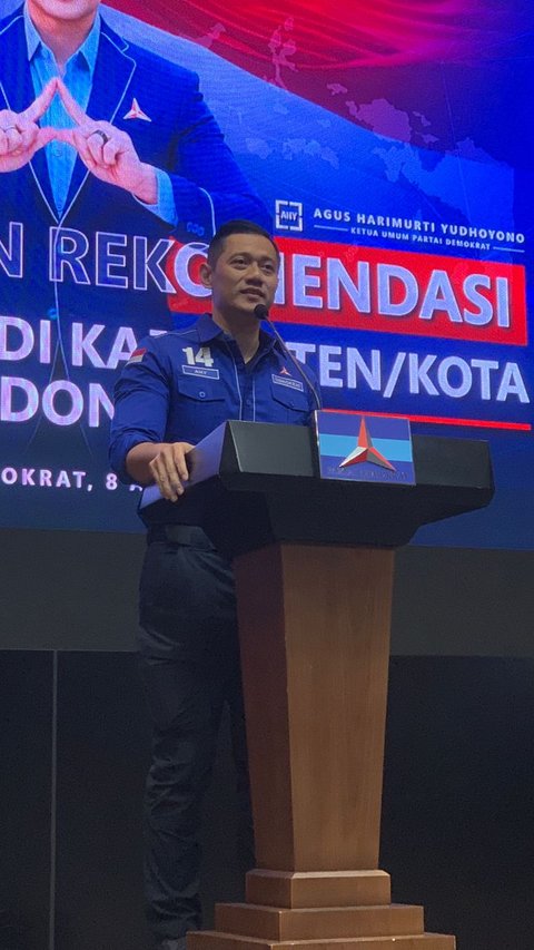 VIDEO: Celetuk AHY Sindir Partai Sebelah Belum Usung Cagub Karena Tak Jadi Kader 